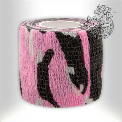 Cohesive Wrap - 50mm - Pink Camo