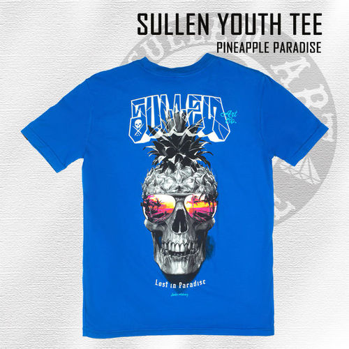 Sullen Youth - Pineapple Paradise Tee - Dazzling Blue