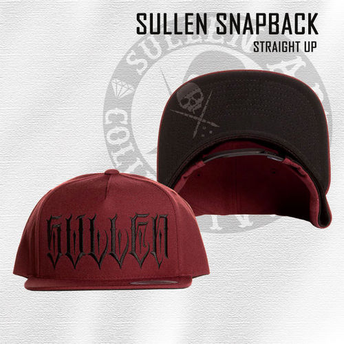 Sullen Snapback - Straight Up - Maroon