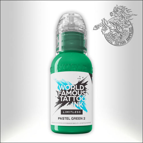 World Famous Ink Limitless 30ml - Pastel Green 2