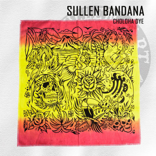 Sullen - Choloha Dye Bandana - Tie Dye Red/Yellow