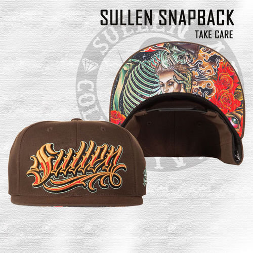 Sullen Snapback - Take Care - Chocolate Brown