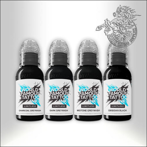 World Famous Ink Limitless Lining and Shading Set 4x30ml
