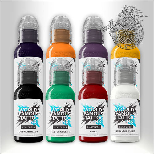 World Famous Ink Limitless Primary Color Set 1 8x30ml