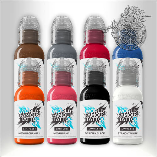 World Famous Ink Limitless Primary Color Set 2 8x30ml