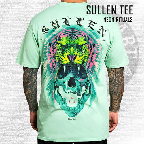Sullen - Neon Rituals Premium Tee - Neptune Green