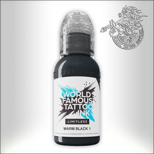 World Famous Ink Limitless 30ml Shades of Grey - Warm Black 1