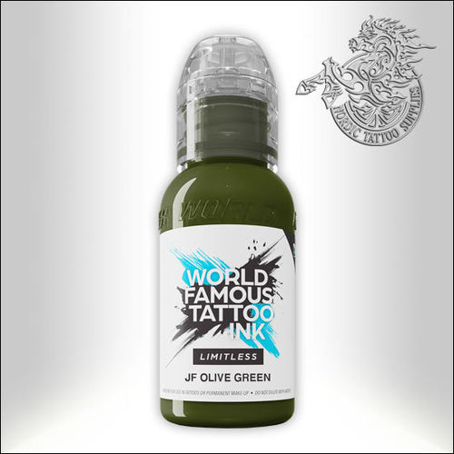 World Famous Ink Limitless 30ml Jay Freestyle - Olive Green
