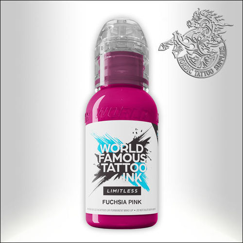 World Famous Ink Limitless 30ml Dragon - Fuchsia Pink