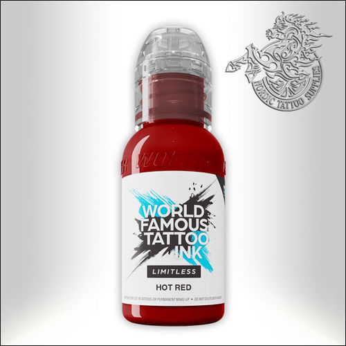 World Famous Ink Limitless 30ml Dragon - Hot Red