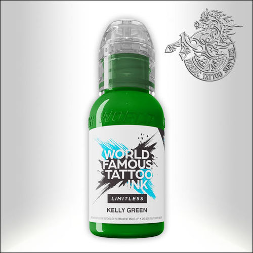 World Famous Ink Limitless 30ml Dragon - Kelly Green