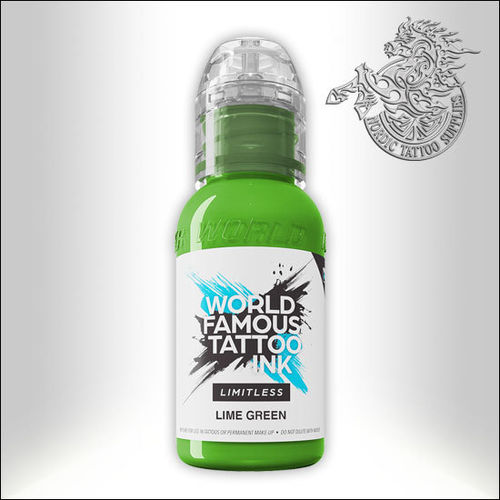 World Famous Ink Limitless 30ml Dragon - Lime Green
