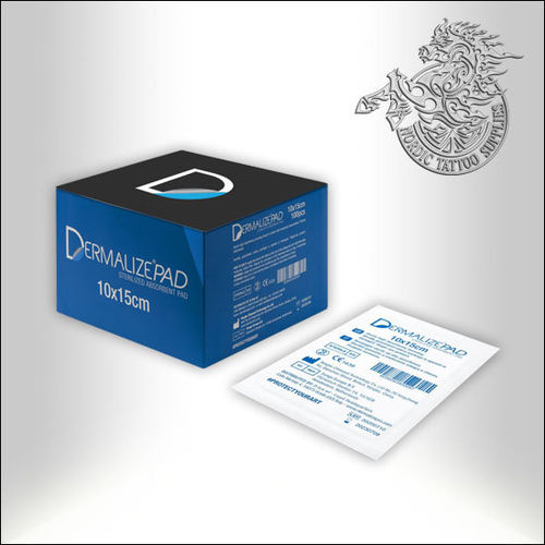 Dermalize Pad Sterilised Absorbent Pads - Box of 100 - 10cm x 15cm