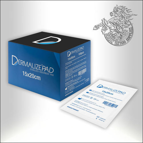 Dermalize Pad Sterilised Absorbent Pads - Box of 100 - 15cm x 20cm