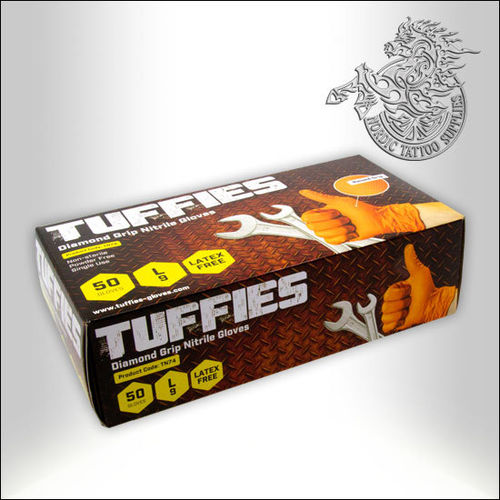Glove Plus Tuffies Orange Nitrile Gloves 50pcs