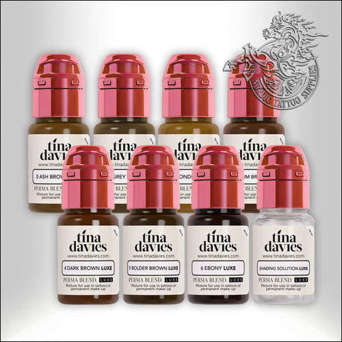 Perma Blend Luxe Tina Davies I Love Ink Brow Collection Set 8x15ml