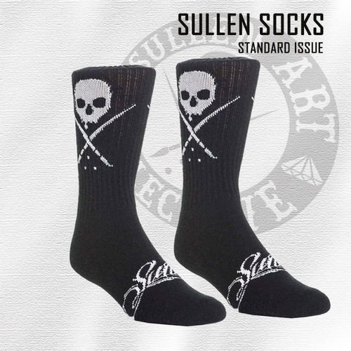 Sullen - Standard Issue Socks - Black and White