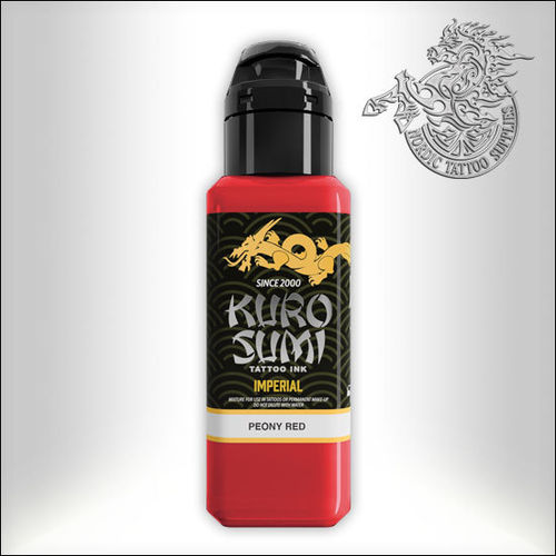 Kuro Sumi Imperial Ink - Peony Red 44ml (Exp. 07/2024)